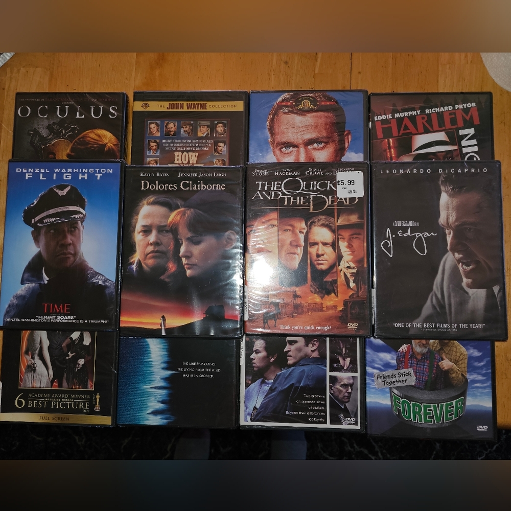 12 Brand New DVDs